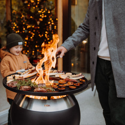 MOON 45 Fire basket with high stand