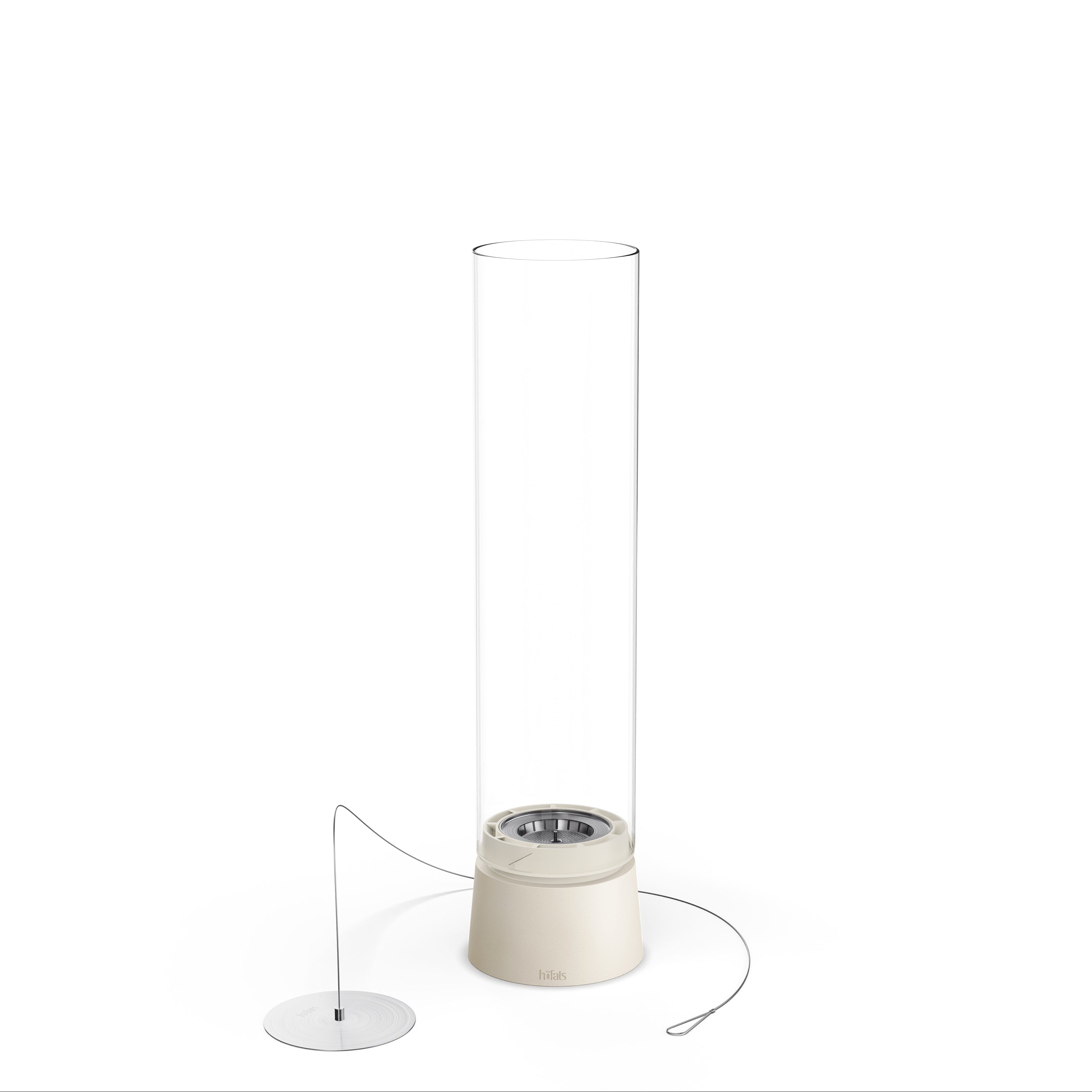 SPIN air 900 Tabletop Fireplace cream