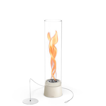 SPIN air 1200 Tabletop Fireplace cream
