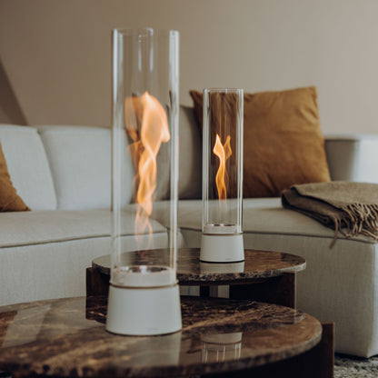 SPIN air 1200 Tabletop Fireplace cream