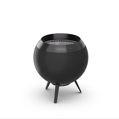 MOON 45 Fire Basket with low stand all black