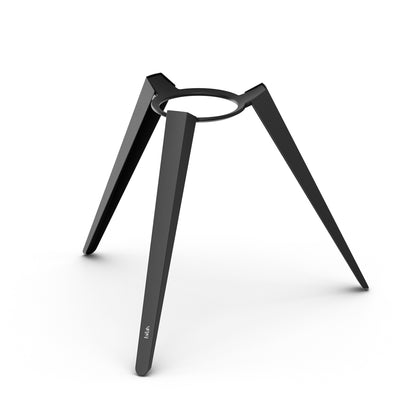 MOON 45 Fire Basket with high stand all black