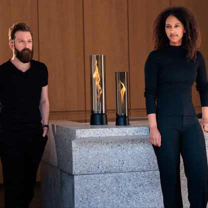 SPIN air 900 Tabletop Fireplace all black