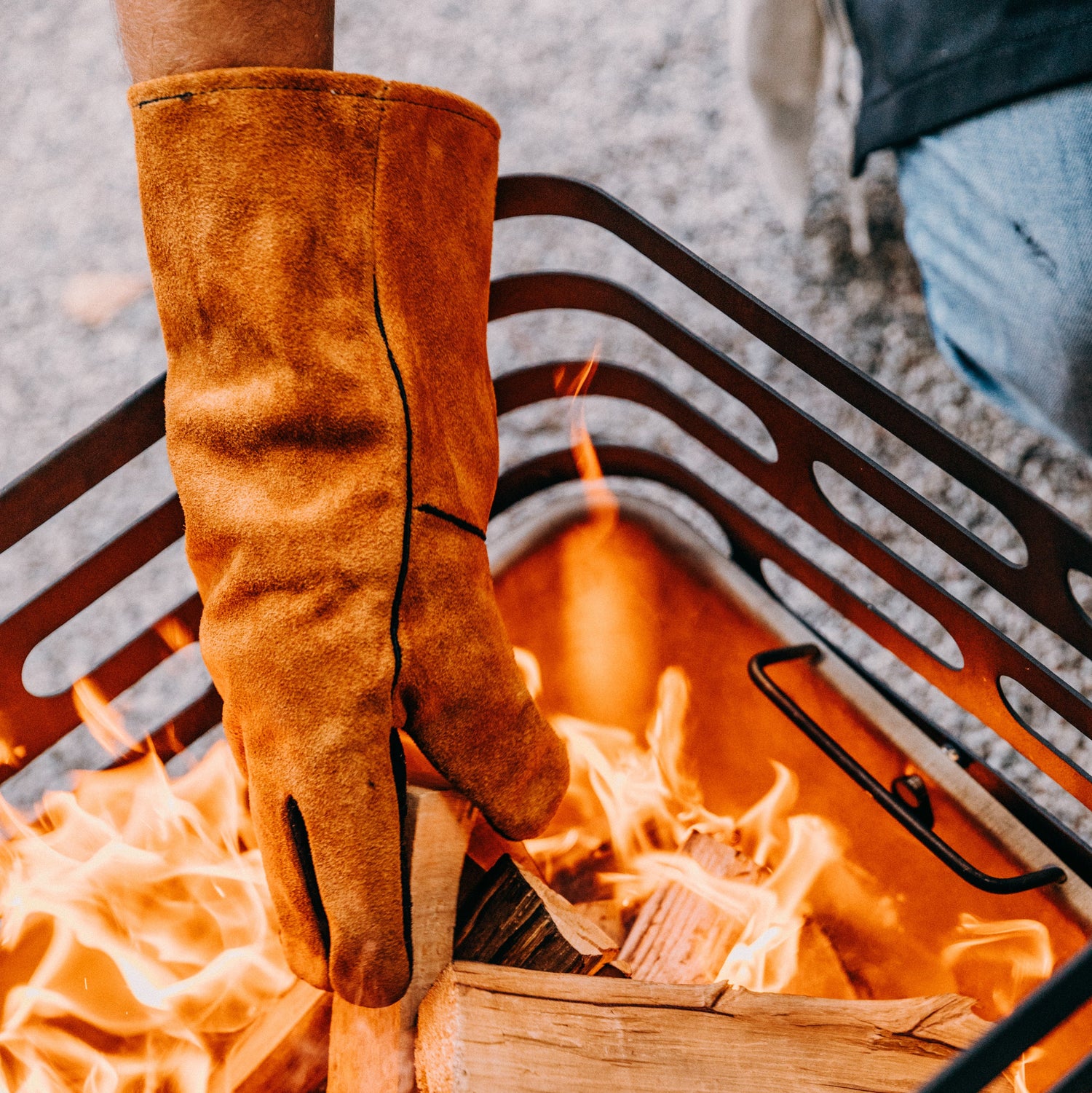 Fire Gloves Leather