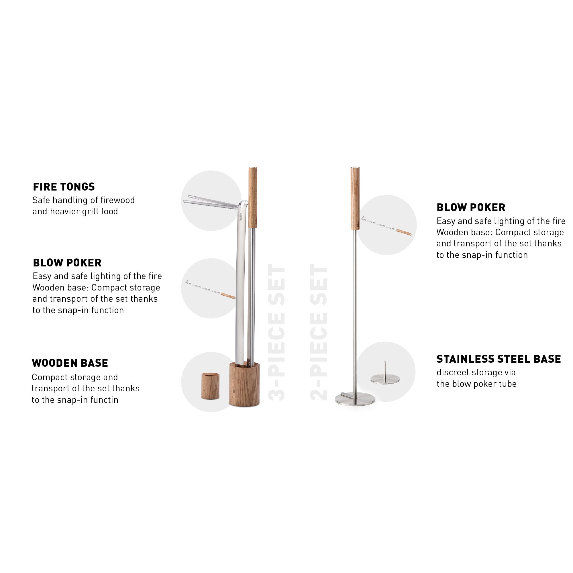 Fire Tools Set 3 pcs