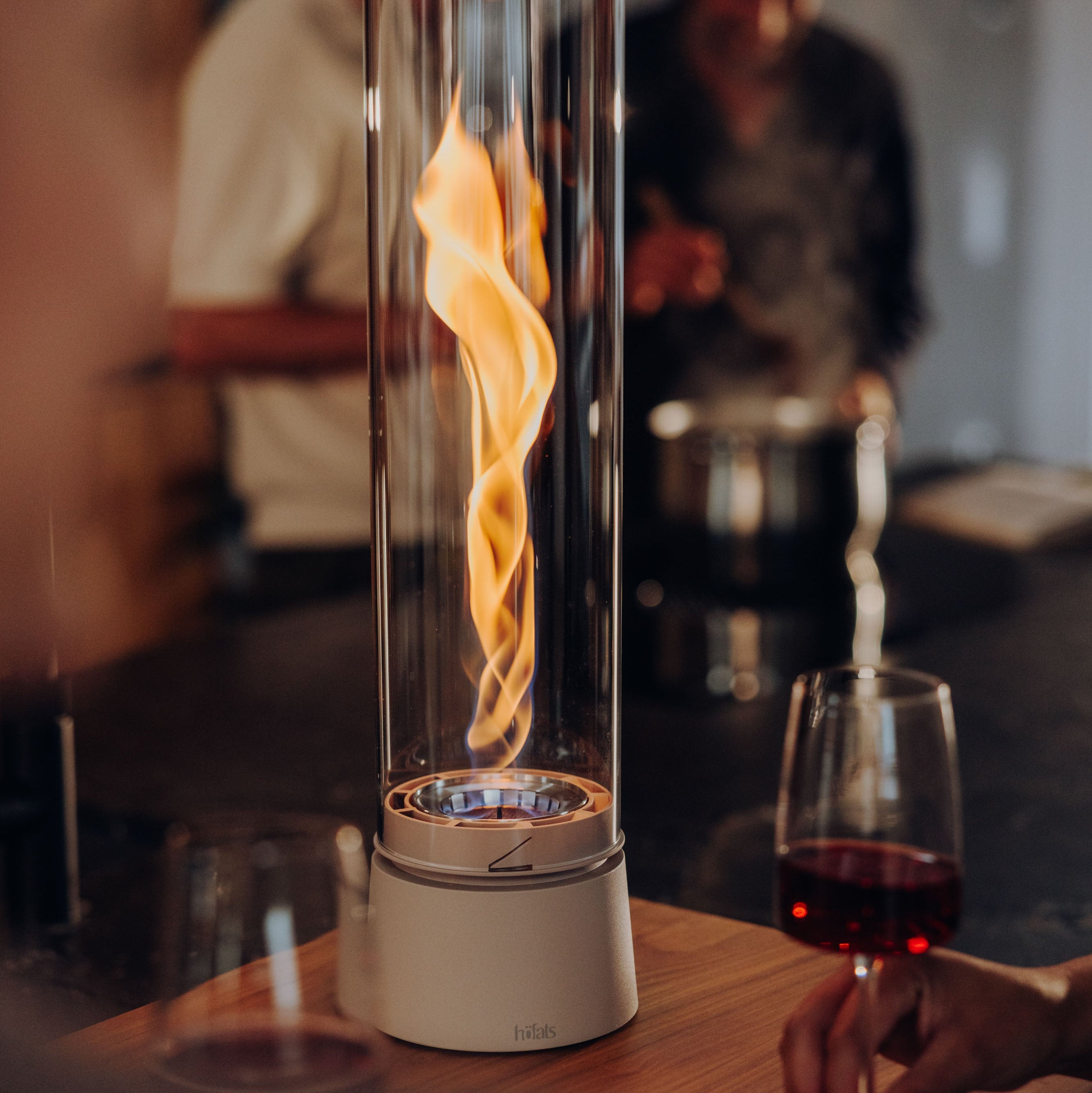 SPIN air 1200 Tabletop Fireplace sand