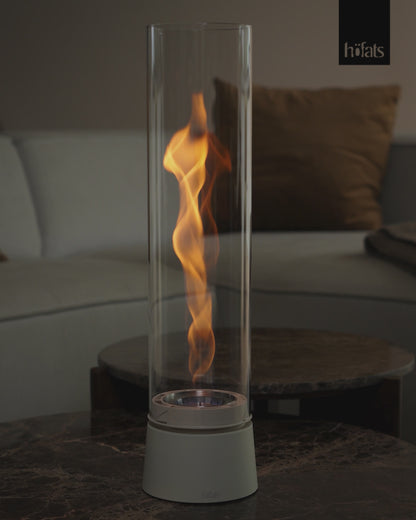 SPIN air 900 Tabletop Fireplace cream
